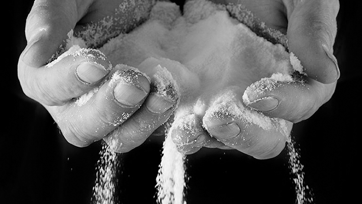 A close-up of a baby