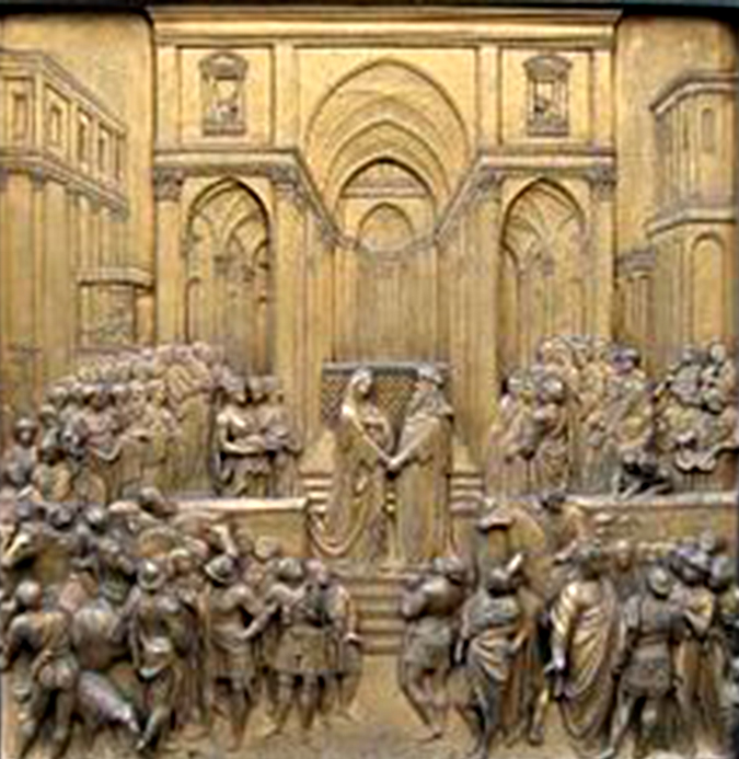 A picture containing altar, stone